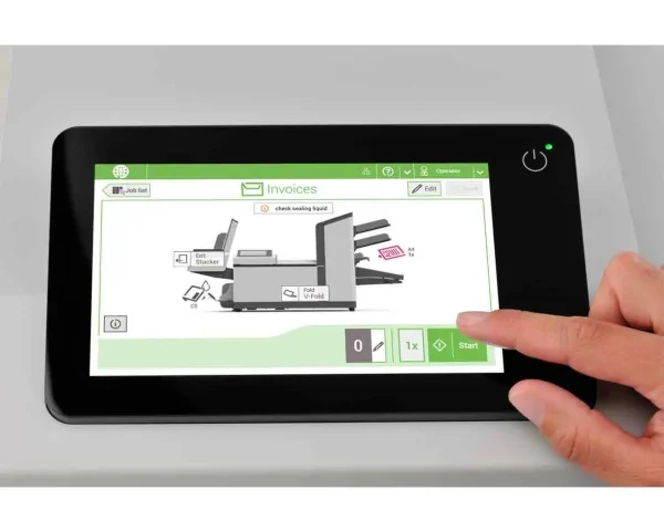 Pantalla Táctil de la Ensobradora quadient Neopost DS64i