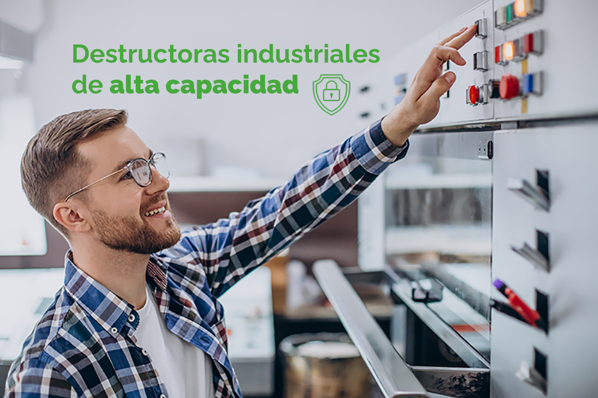 Destructora de alta capacidad Industrial